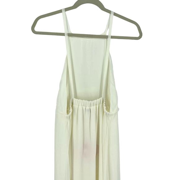 Show Me Your MuMu Amanda Maxi Dress Wedding Cake Chiffon XL NWT - Picture 2 of 6